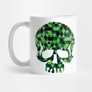 Triangle Camouflage Skull Mug